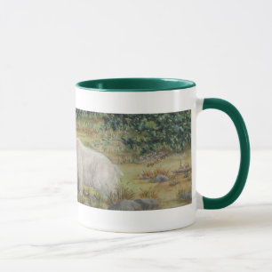 Gebirgsziegen-Tier-Kunst Tasse