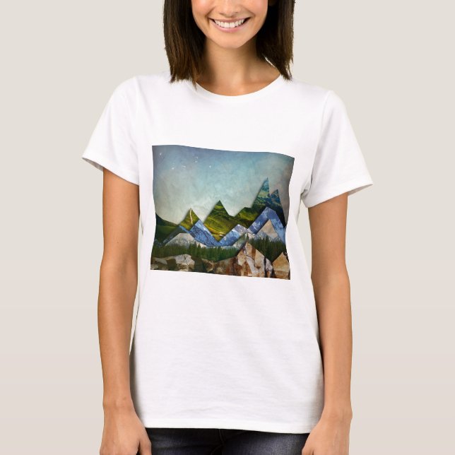 Gebirgszug T-Shirt (Vorderseite)