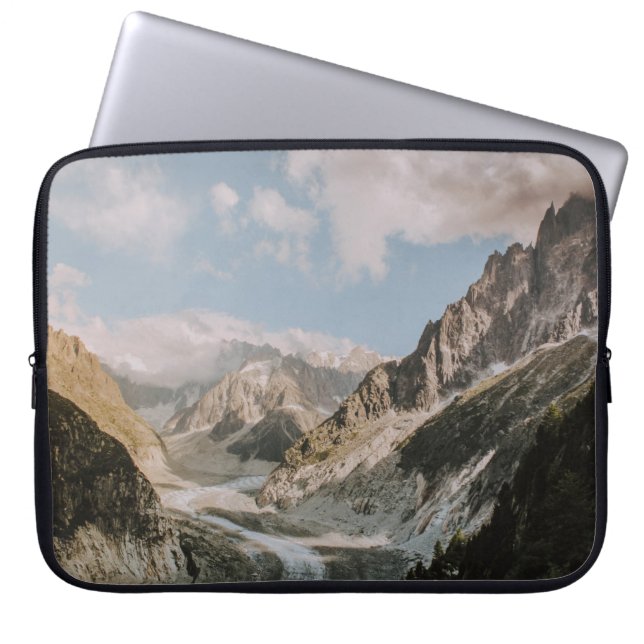 GEBIRGSZÜGE LAPTOPSCHUTZHÜLLE (Vorderseite)