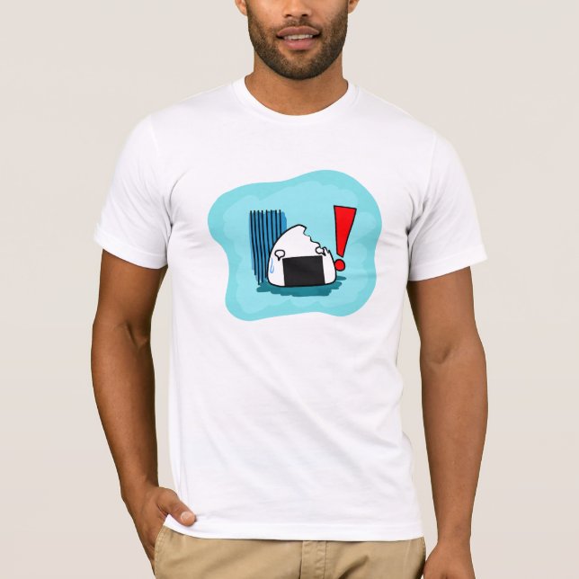 Gebissenes Onigiri T-Shirt (Vorderseite)