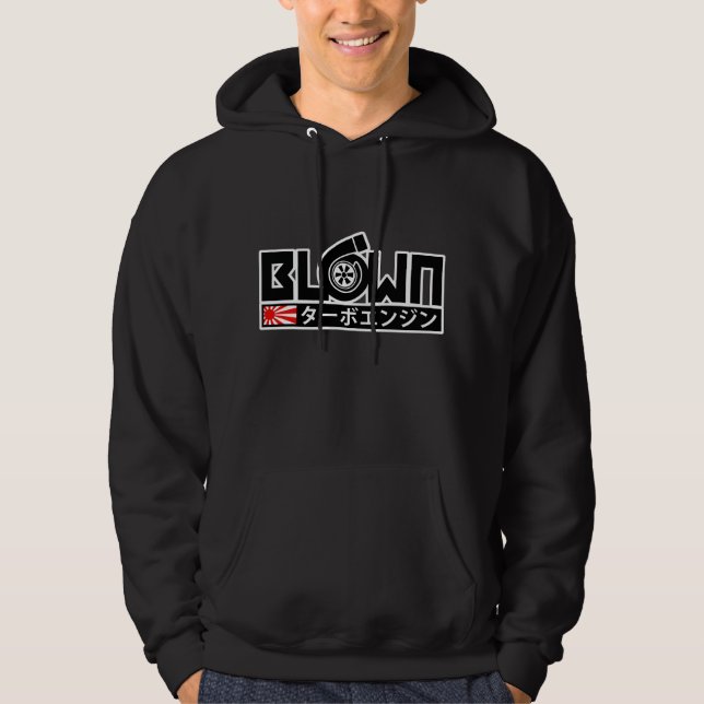 Geblasen - Turbo-Motor Hoodie (Vorderseite)
