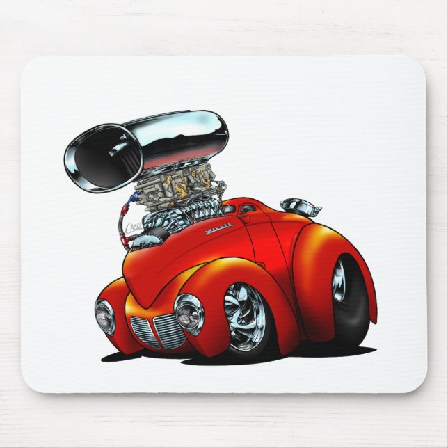Geblasenes Willys Mousepad (Vorne)
