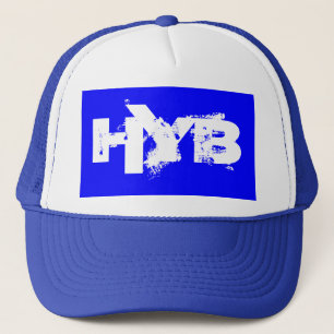 gebläuter heraus Hut Truckerkappe