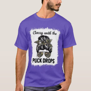 Gebleicht, bis der Puck sich vom unangenehmen Bun T-Shirt