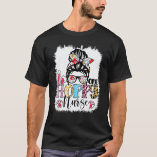 Gebleicht Eine Hoppy Krankenschwester Unordentlich T-Shirt