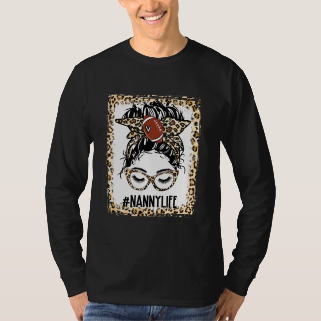 Gebleicht Fußball Kindermädchen T-Shirt (Vorderseite)