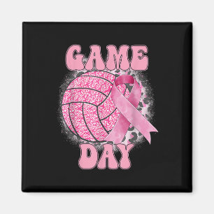 Gebleicht Game Day Brustkrebs Bewusstsein Pink Vol Magnet