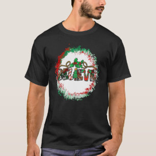 gebleicht glauben Western Weihnachten glauben Weih T-Shirt