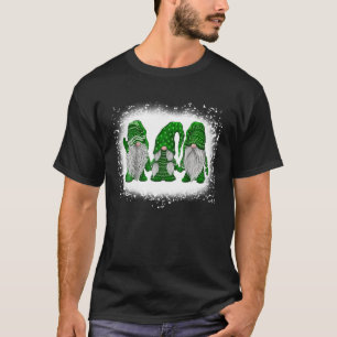 Gebleicht Happy St Patrick's Day Three Gnomes Sham T-Shirt