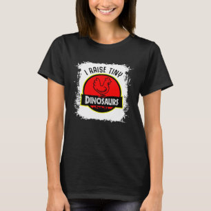 Gebleicht Ich Ziehe Winzige Dinosaurier Huhn T-Shirt