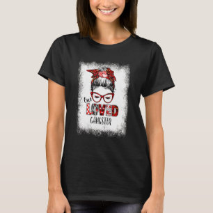 gebleicht Messy Bun One Loved Gangster Valentine T-Shirt