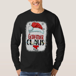 Gebleicht Santa Pate Claus Weihnachten passend  T-Shirt