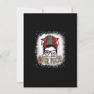 Gebleicht Santa's Lieblings-Nageltechniker-Unorden Einladung