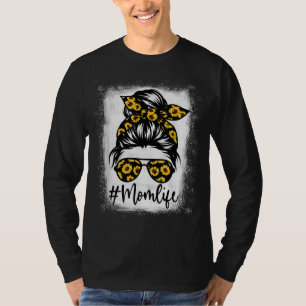 Gebleicht Sonnenblumen Mama Leben für Muttertag T-Shirt