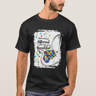 Gebleicht Was dich anders macht Mama Autismus Kind T-Shirt