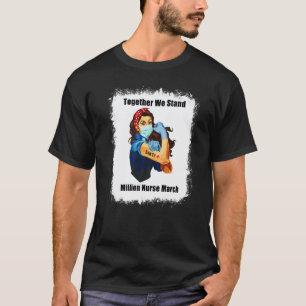 Gebleicht Zusammen stehen wir Pfleger Stark Millio T-Shirt