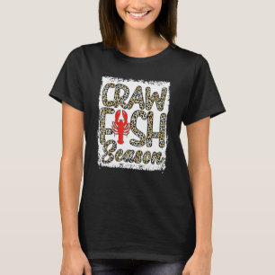 Gebleichte Flusskrebssaison Leopard Crawfish Koche T-Shirt