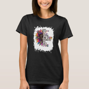 Gebleichte Sonnenblume Ich Bin Der Sturm Frauen Mä T-Shirt