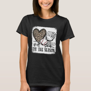 Gebleichtes Baseball-T-Shirt Die Saison Baseball- T-Shirt