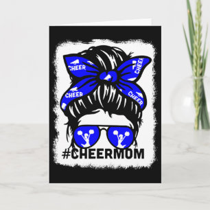 Gebleichtes Cheer-Mutter Mama Eltern Cheerleading- Karte