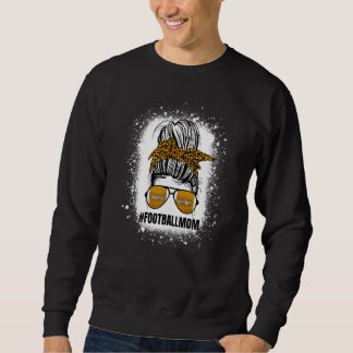 Gebleichtes Football-Mom-Leben mit Leopard und Uno Sweatshirt