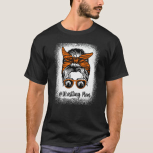 Gebleichtes Leben Wrestling Mama Leopard Unordentl T-Shirt