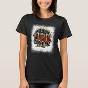 Gebleichtes Touchdown-Saison-Football-Mom-Spiel-Ta T-Shirt