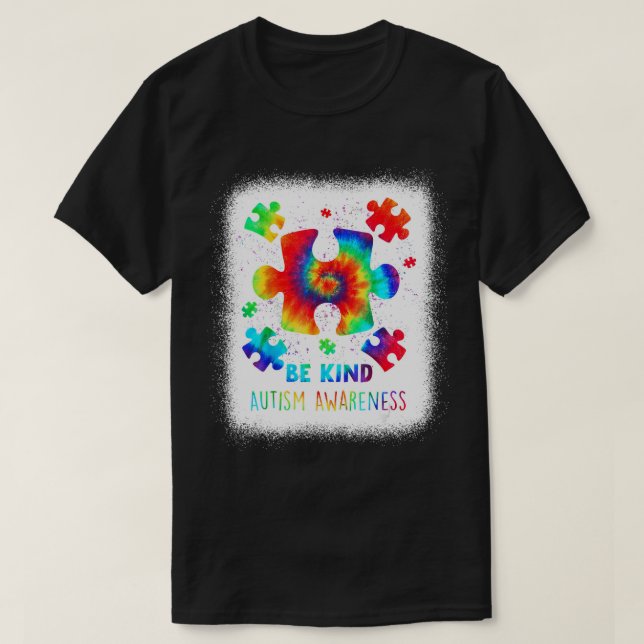 Geblendete Puzzle Piece sein Kind Autismus Sensibi T-Shirt (Design vorne)