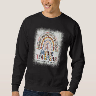 geblendete Rainbow-Musiklehrer Wir machen es alles Sweatshirt