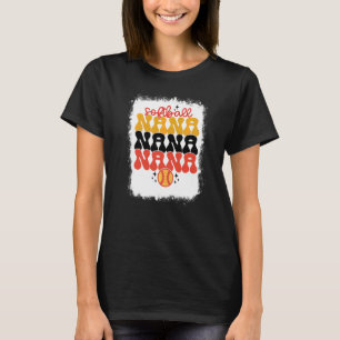 geblendete Softball-Nana Retro-Mama-Mütter T-Shirt