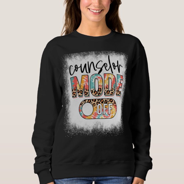 Geblendeter Counselor-Modus Aus Leopard und Gefärb Sweatshirt (Vorderseite)