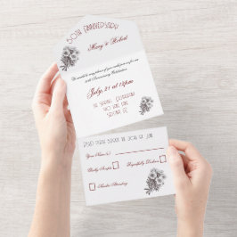 Geblüht 50. Jahrestag - All In One Einladung