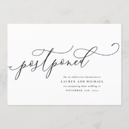 Geblüht Skriptverschiebung Ändern des Datums Einladung