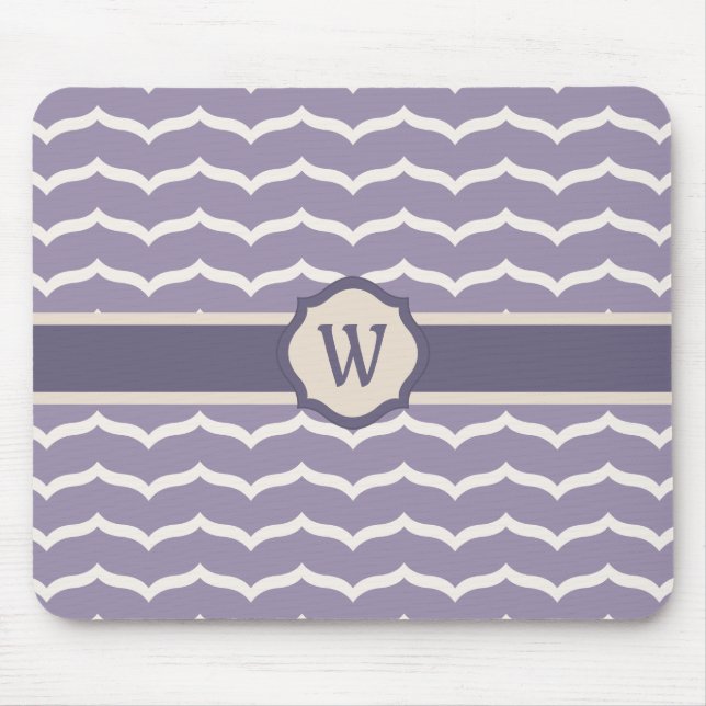 Geblüht Zigzag Mousepad (Vorne)