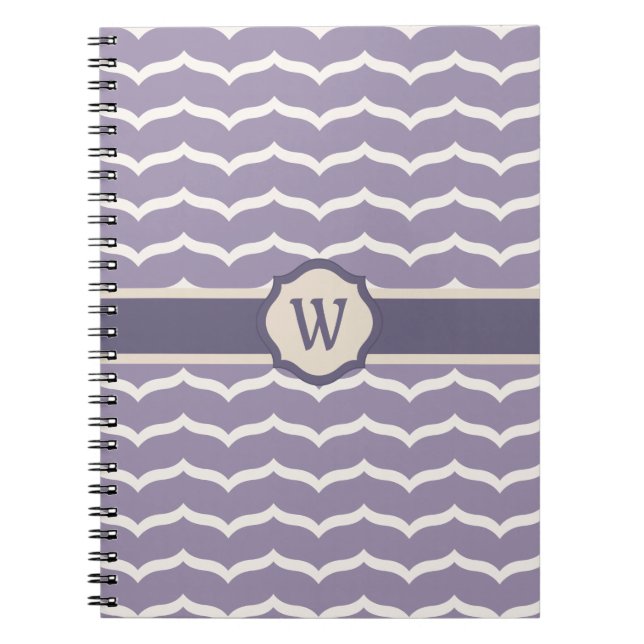 Geblüht Zigzag-Notebook Notizblock (Vorderseite)