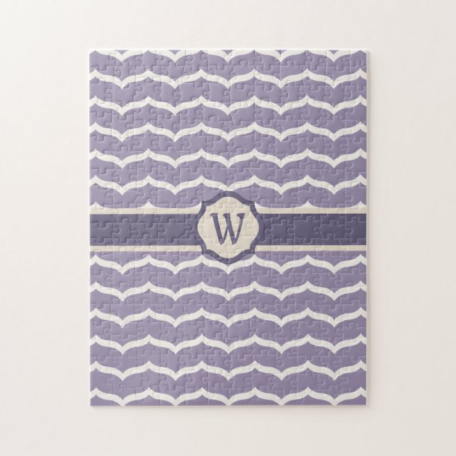 Geblüht Zigzag Puzzle (Vertikal)