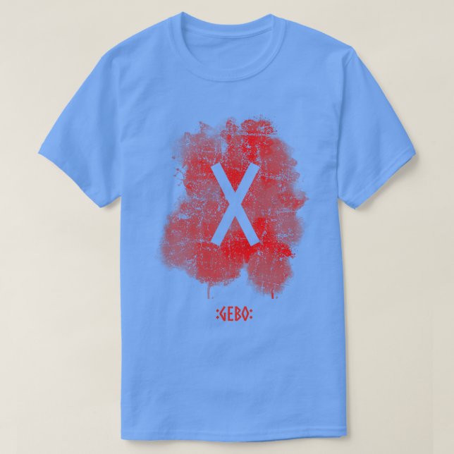 Gebo Rune Red T-Shirt (Design vorne)