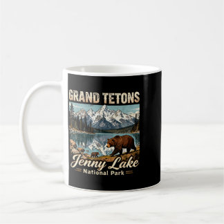 Gebogene Grand Tetons Jenny Lake National Park Bär Kaffeetasse