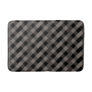 Gebogenes geometrisches Fliesenmuster-Badmatte Badematte