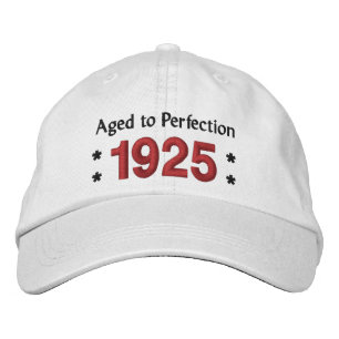 Geboren 1925 - ZUM PERFEKTEN ALTER 90. Geburtstag Bestickte Baseballkappe