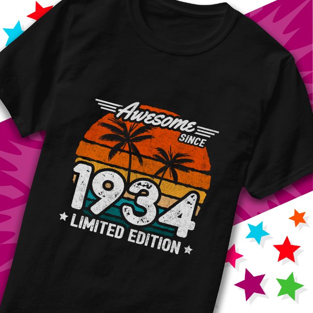 Geboren 1934 Limited Edition Retro Phantastisch se T-Shirt (Von Creator hochgeladen)