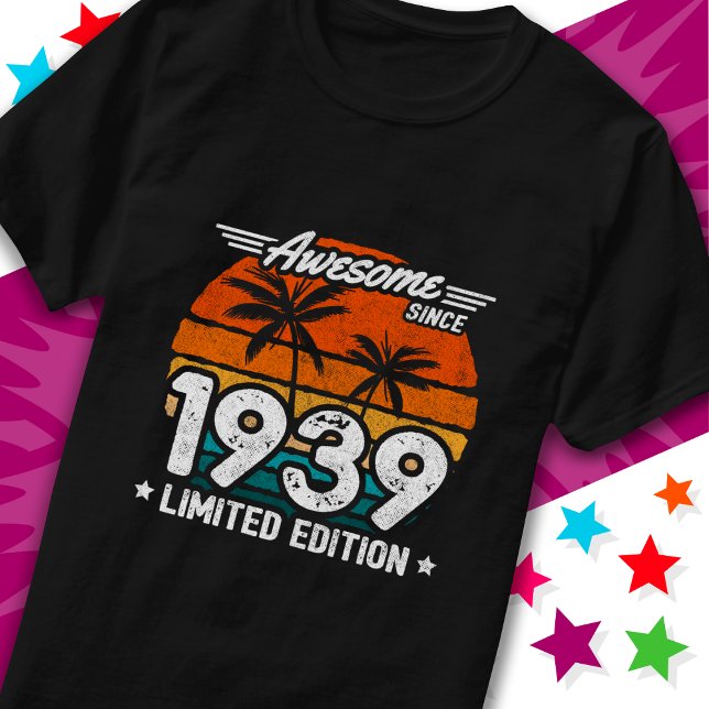 Geboren 1939 Limited Edition Retro Phantastisch se T-Shirt (Von Creator hochgeladen)
