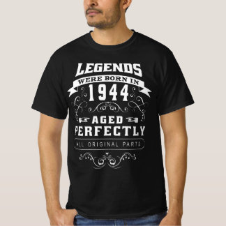 Geboren 1944 Vintager Geburtstag T-Shirt