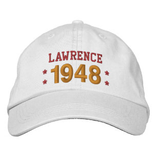 Geboren 1948 oder jedes Jahr 70. Geburtstag V09C W Bestickte Baseballkappe