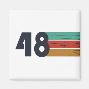 Geboren 1948 Vintager Geburtstag Magnet