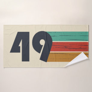 geboren 1949 Vintager Geburtstag Badehandtuch