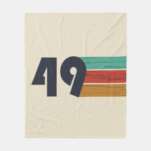 geboren 1949 Vintager Geburtstag Fleecedecke