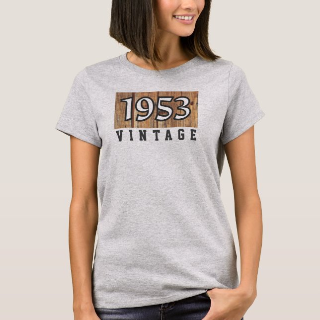 Geboren 1953 T-Shirt (Vorderseite)