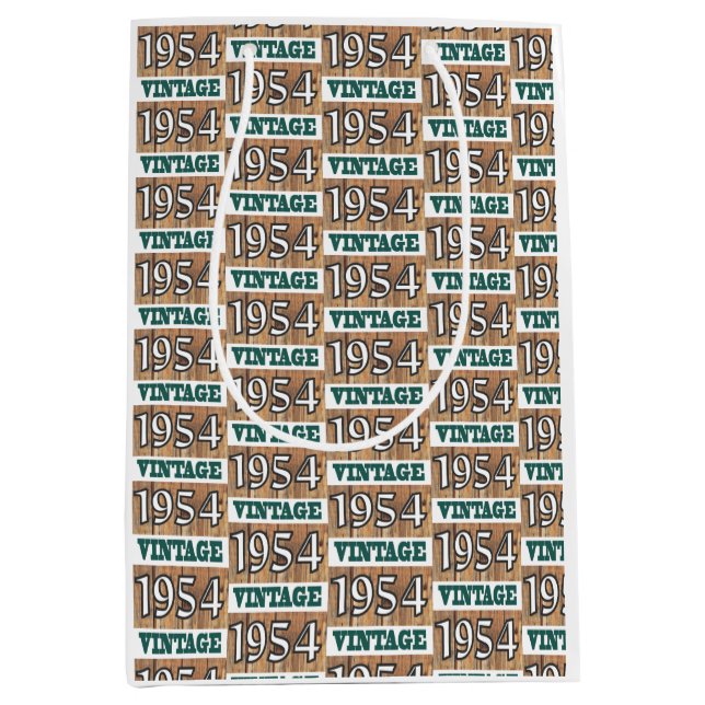 Geboren 1954 mittlere geschenktüte (Vorderseite)