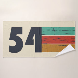 geboren 1954 Vintager Geburtstag Badehandtuch
